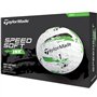 TaylorMade SpeedSoft Ink Balles de golf pour homme Bleu