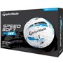 TaylorMade SpeedSoft Ink Balles de golf pour homme Bleu