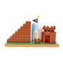 Nintendo Super Mario - Set Figurine Super Mario Bros Fin de Niveau - Figurine Articulée Mario 6,35 CM - Chateau, Escaliers et Dr