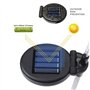 lumières solaires extérieures de jardin, EAAERR 3 Pièces lampes solaires à piquets papillon LED multicolore changeant,lumière so