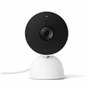 Google Nest Cam Caméra de surveillance d'intérieur avec câble pour la maison - Caméra de surveillance intelligente Neige GJQ9T S