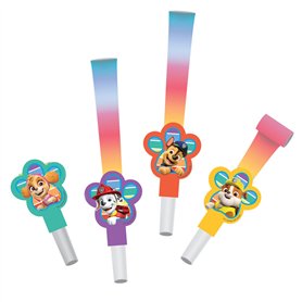 Amscan- 8 Blowouts Paw Patrol 2022 Plastic/Paper 30 cm