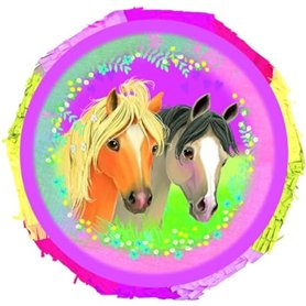 Amscan 9917723 - Jeu de fête extensible Pinata Pretty Pony Kids - 33cm x 33cm