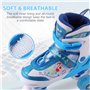 Hikole Patin a Roulette Fille Roller Enfant 4 Roues avec Lumineuses Patins à roulettes Réglables Respirant Protection Complète p