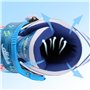 Hikole Patin a Roulette Fille Roller Enfant 4 Roues avec Lumineuses Patins à roulettes Réglables Respirant Protection Complète p