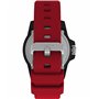 bracelet en silicone rouge