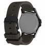 Timex Montre pour Homme Expedition Acadia 40 mm - Bracelet en Silicone Gris Acier, Cadran Vert, boitier Noir TW4B30000
