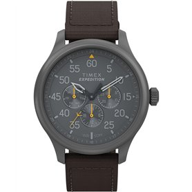Montre Timex pour Homme Expedition Field 43 mm - Bracelet Marron