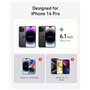 Anker filtre de confidentialité protecteur écran pour iPhone 14 Pro(2 filtres), verre trempé, installation facile et rapide, Ult