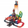 Hot Wheels - Coffret Garage City Downtown - avec 1 Voiture Espace pour 4 Véhicules - Compatible Circuits et Kits City - Cadeau d
