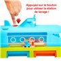 Mattel Disney Pixar Cars Coffret Station de Lavage Baleine avec 1 Voiture Flash McQueen, Jeu avec Changement de Couleur, Jouet E