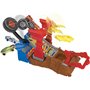 Hot Wheels Coffret de Jeu Monster Trucks Arena Smashers 5-Alarm Défi Incendie avec Un Camion-Jouet à 5 alarmes et 1 Voiture écra