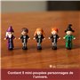 Polly Pocket Harry Potter Coffret Collector avec 5 poupées et 6 Accessoires, HRD56