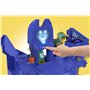 Fisher-Price Coffret Piste de Course Batcave Propulsion et Course Batwheels DC avec Effets sonores et Lumineux, Plusieurs véhicu