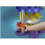 Fisher-Price Coffret Piste de Course Batcave Propulsion et Course Batwheels DC avec Effets sonores et Lumineux, Plusieurs véhicu