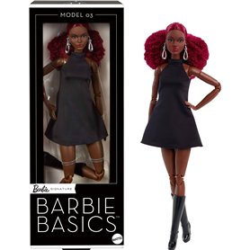 Barbie Barbie Essentiels Poupée de Collection modèle 03 avec Cheveux Roux bouclés