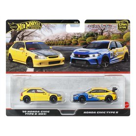 Hot Wheels® Coffret Car Culture Premium 2 Véhicules à l’échelle 1/64