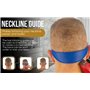 Fade Guide Gabarit de rasage et décolleté | Bande en silicone incurvée | Idéal pour créer des directives de décoloration de la p