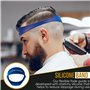 Fade Guide Gabarit de rasage et décolleté | Bande en silicone incurvée | Idéal pour créer des directives de décoloration de la p