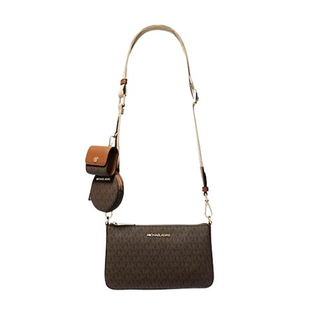 Michael Kors Jet Set Sac à bandoulière avec logo Marron