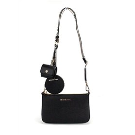 Michael Kors Jet Set Saffiano Sac à bandoulière en cuir avec étui