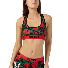 PSD Soutien-gorge de sport Playboy pour femme avec tissu en microfibre respirant