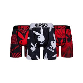 PSD Play Boy Lot de 3 boxers élastiques et respirants pour homme 88 % polyester