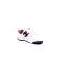 New Balance Baskets unisexe 480, White Red, 44.5 EU