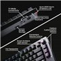 HyperX Alloy Rise 75 Wireless – Clavier de Jeu mécanique 75% remplaçable à Chaud, PC, rétroéclairage jusqu'à 80 Heures, Double s