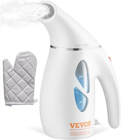VEVOR Défroisseur Vapeur Portable de 800 W Appareil à Défroisser Vertical avec Réservoir d’Eau 240 mL Long Cordon Chauffage Rapi