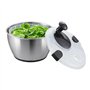 VEVOR Essoreuse à Salade en Verre 4,5 L Grande Sécheuse à Légumes à Pression Facile à Une Main, Nettoyant et Séchoir à Laitue av