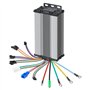 VEVOR Kit Conversion de Vélo Électrique, 1000 W, Moteur de Moyeu de Roue Avant 48 V 420 tr/min 650 mm avec Contrôleur de Vitesse