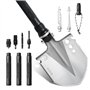 VEVOR Pelle de Survie Pliante, Pelle de Camping multifonctionnelle 13 en 1, Pelle Tactique compacte Portable de qualité Militair