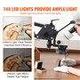 VEVOR Microscope Multidirectionnel Grossissement 7X-45X, Microscope à Bijoux avec Support à Ressort, Support Incrusté de Micro B