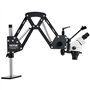 VEVOR Microscope Multidirectionnel Grossissement 7X-45X, Microscope à Bijoux avec Support à Ressort, Support Incrusté de Micro B