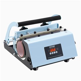VEVOR Presse thermique pour verres de 325-887 ml Presse thermique pour verres avec papier de sublimation