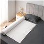 VEVOR Tour de Lit Bébé, 1323 mm, Barrière de Sécurité Gonflable avec Rabat 112x60 cm, Lot de 2, Pare-Chocs avec Fond Antidérapan