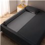 VEVOR Tour de Lit Bébé, 1323 mm, Barrière de Sécurité Gonflable avec Rabat de Sécurité, Lot de 2, Pare-chocs Antidérapant TPU Lé