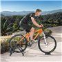 VEVOR Support d'Entraînement pour Vélo, Entraîneur de Vélo Magnétique Stationnaire pour Roues de 66-74 cm, 8 Réglages de Résista