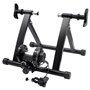 VEVOR Support d'Entraînement pour Vélo, Entraîneur de Vélo Magnétique Stationnaire pour Roues de 66-74 cm, 8 Réglages de Résista
