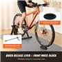 VEVOR Support d'Entraînement pour Vélo, Entraîneur de Vélo Fluide Stationnaire pour Roues de 66-74 cm, Moteur à Volant d'Inertie