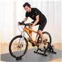VEVOR Support d'Entraînement pour Vélo, Entraîneur de Vélo Fluide Stationnaire pour Roues de 66-74 cm, Moteur à Volant d'Inertie