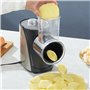VEVOR Moulin-Râpe à Fromage Électrique 250 W Haute Puissance, Trancheuse à Légumes avec 5 Lames Différentes, Machine à Salade en