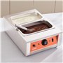 VEVOR Tempéreuse à Chocolat Commerciale 1500 W Bain-Marie Électrique pour Chocolat 2 Cuves de 3,3 L Fondoir à Chocolat Températu