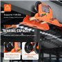 VEVOR Chariot Porte Palan Électrique Capacité Charge 0,5 T Chariot à Poutre Poussée Acier Allié Largeur Réglable 60-120 mm avec 