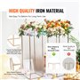 VEVOR 10PCS Support de Fleurs de Mariage 80 cm Porte-fleurs Métal Doré Centre de Table Mariage Vase Géométrique Stratifié Acryli