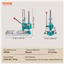 VEVOR Presse à Pâtes 24 cm Diamètre Machine à Pizza Manuelle avec Plateau en Acier Inoxydable Formeuse à Pizza Domestique Hauteu
