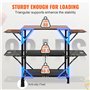 VEVOR Cuisine de Camping 126 x 46 x 81 cm Table de Camping Pliable Structure en Alu avec 4 Tables d'Appoint Meuble de Cuisine av