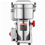 VEVOR Moulin à épices Électrique 1000 g, Broyeur à Grains Commercial 3000 W Haute Vitesse, Moulin à Farine en Acier Inoxydable, 