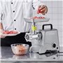 VEVOR Hachoir à Viande Électrique de Comptoir Capacité 2,27 kg/min, Poussoir à Saucisses avec Lame, Plaque de Broyage, Lame de F